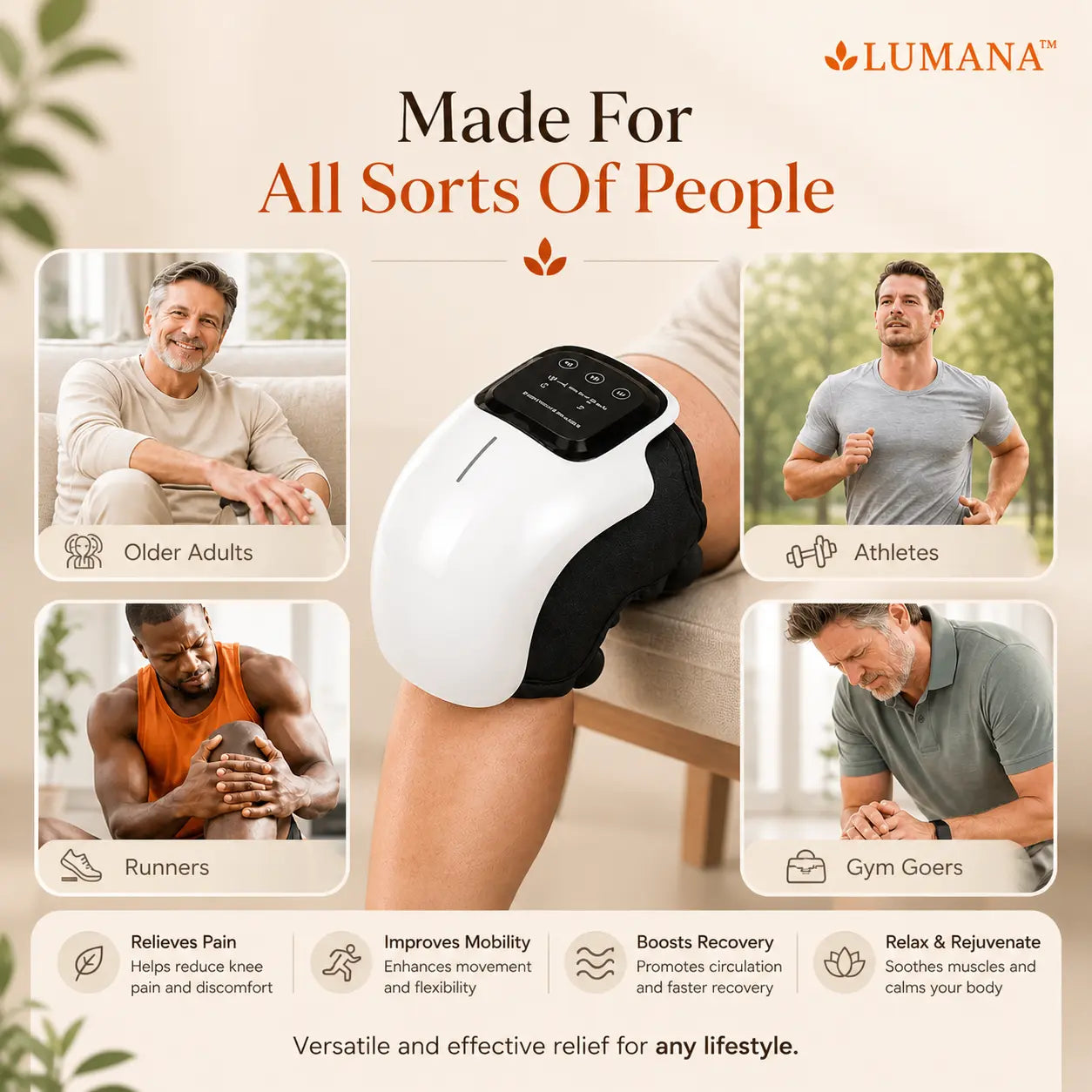 gift for everyone lumana knee massager