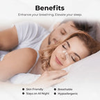 Drug-Free Breathing and Anti Snoring Nasal Strips for Clearer Airflow and Better Sleep - Lumana WellnessSleep Essentials