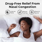 Drug-Free Breathing and Anti Snoring Nasal Strips for Clearer Airflow and Better Sleep - Lumana WellnessSleep Essentials