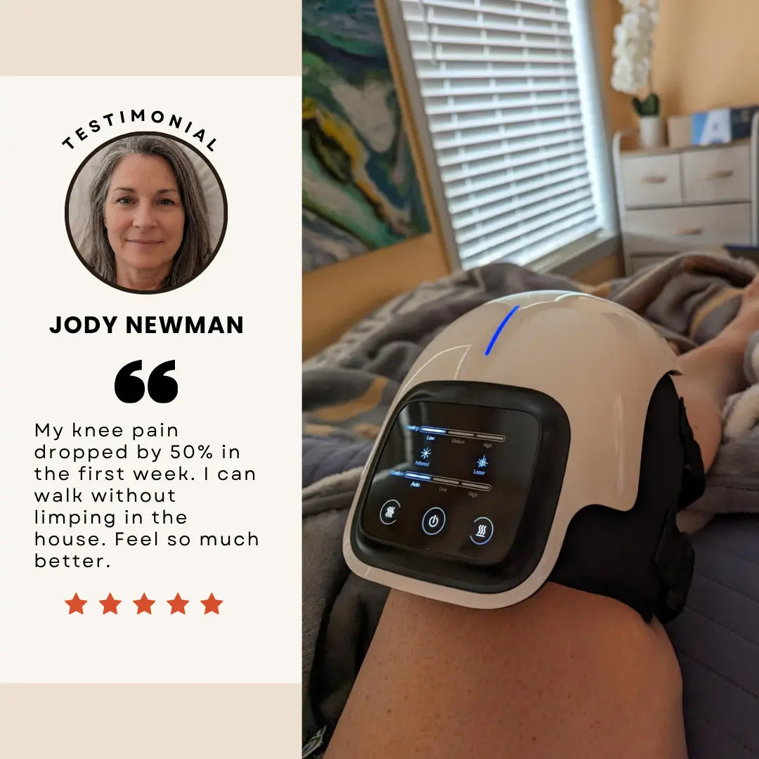 Jody_Newman_review for lumana knee massager