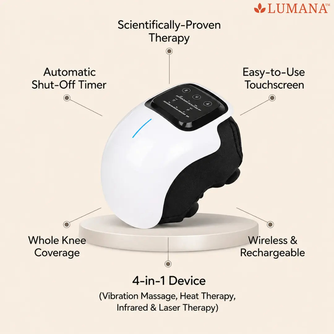 Lumana knee massager features