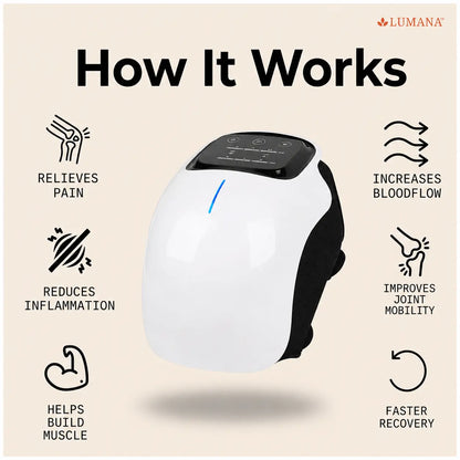 Lumana knee massager how it works