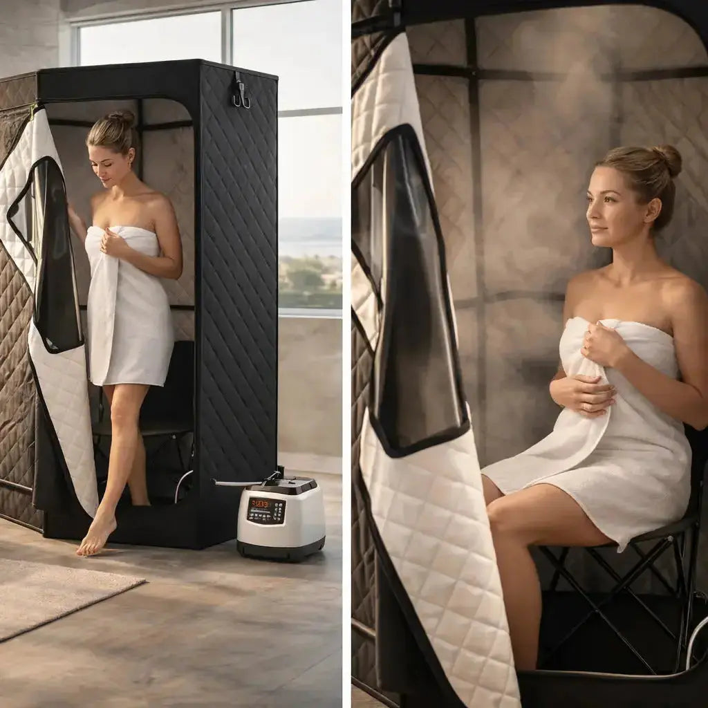 Portable Home Sauna For Full Body Detox And Relaxation Lumana Wellness