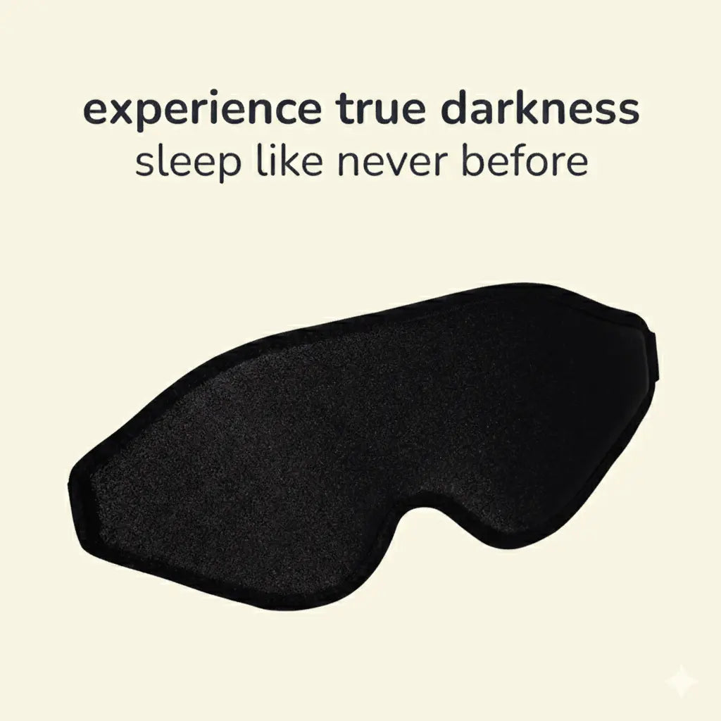 3D Sleep Eye Mask For Side Sleepers with Breathable Memory Foam, Zero Eye Pressure - Lumana WellnessSleep Masks