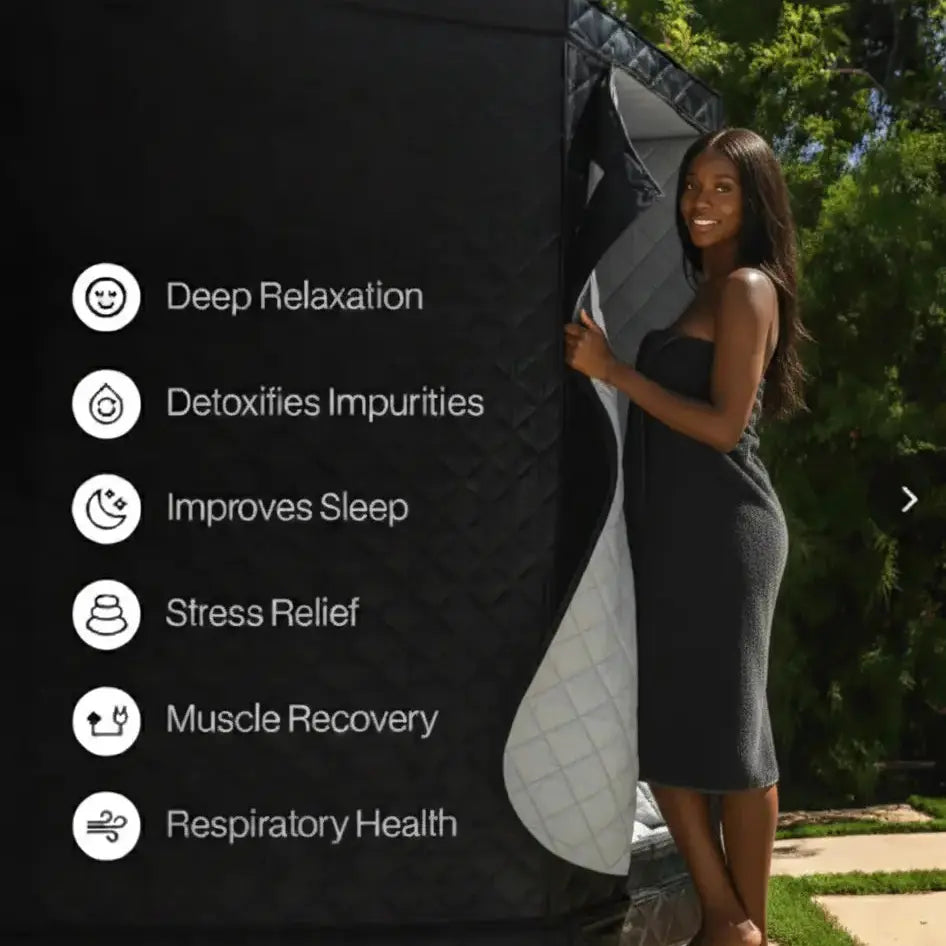Portable Home Sauna For Full Body Detox And Relaxation Lumana Wellness